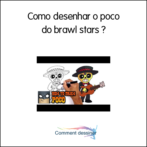 Como desenhar o poco do brawl stars